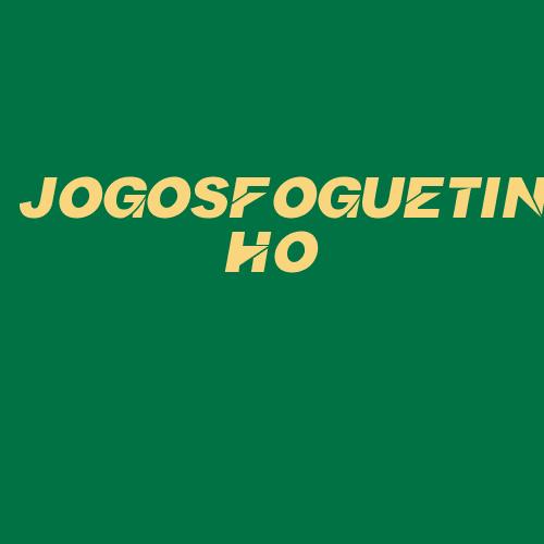 Logo da JOGOSFOGUETINHO